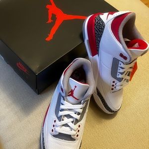 Air Jordan 3 Retro white/fire red-black